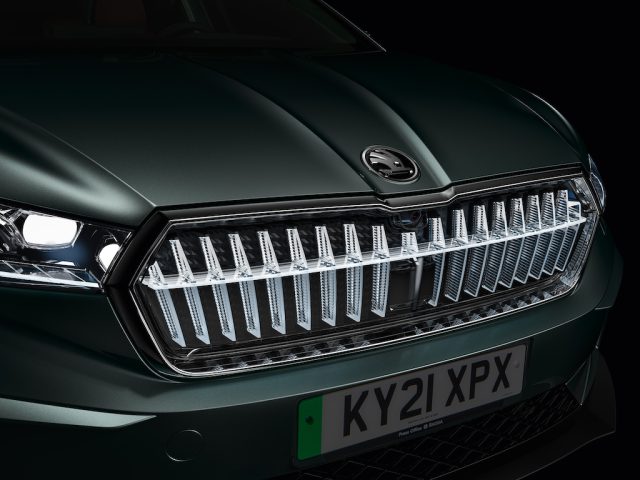 Škoda Enyaq iV electric SUV gets striking LED grille option
