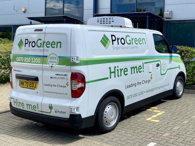 Maxus eDeliver3 converted to refrigerated electric van