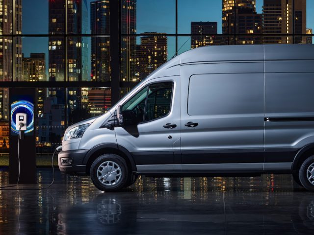 Electric Ford E-Transit gets European debut at CV Show
