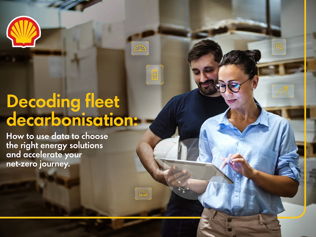 Shell report explores how to use data to decarbonise fleets