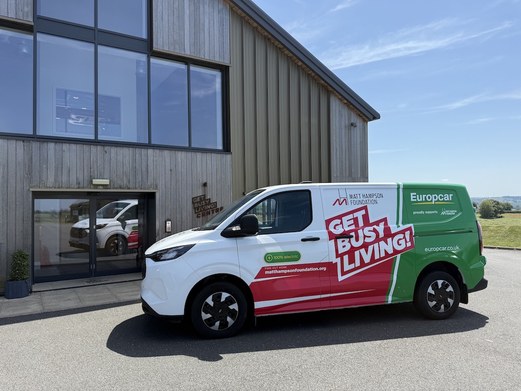 Matt Hampson Foundation goes electric with Europcar-supplied eLCV