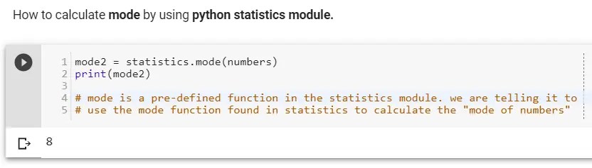 3 ways to calculate Mean, Median, and Mode in Python – EvidenceN