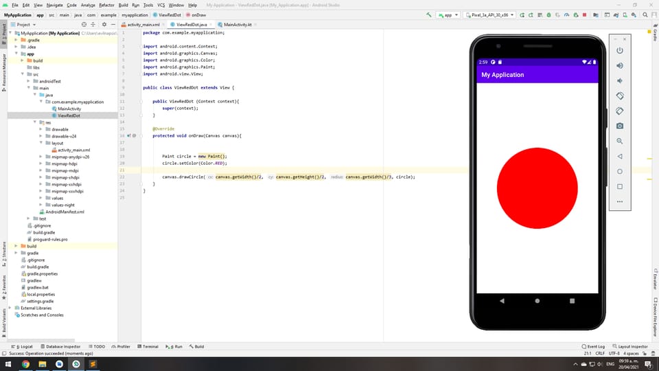 Crear Circulos en el Canvas de Android – Evilnapsis