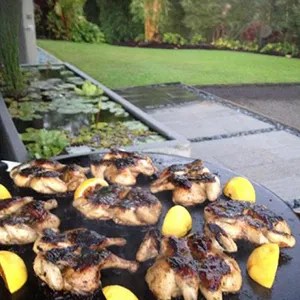 Apricot Balsamic Mint Game Hens