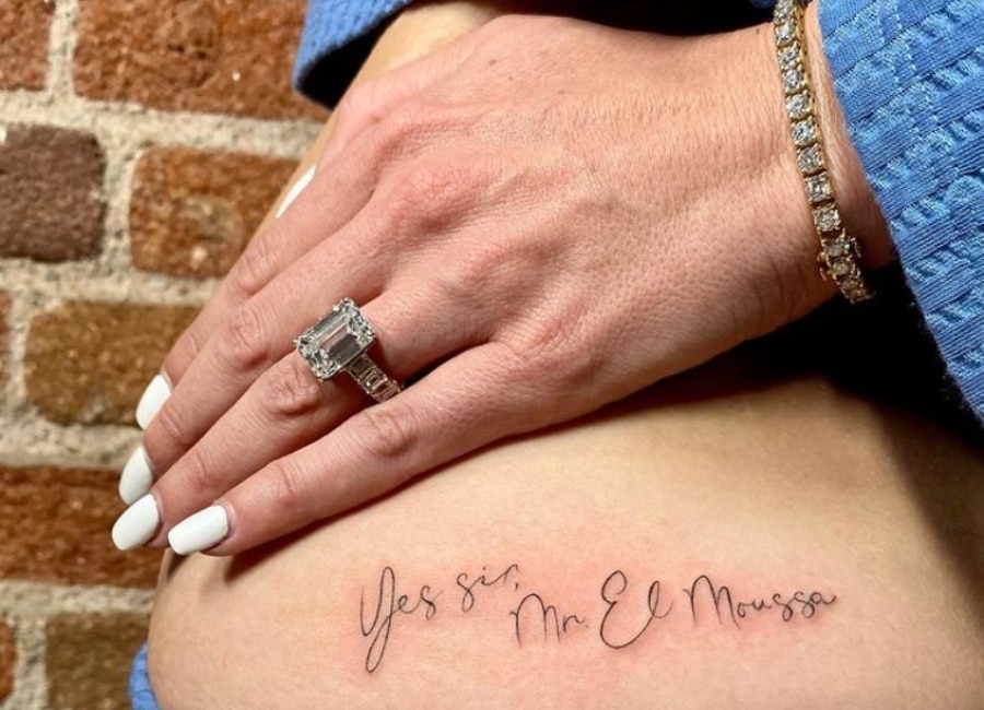 selling sunsets heather gets wild tattoo for valentines day on christine quinn wedding ring