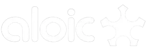 Aloic logo blanco
