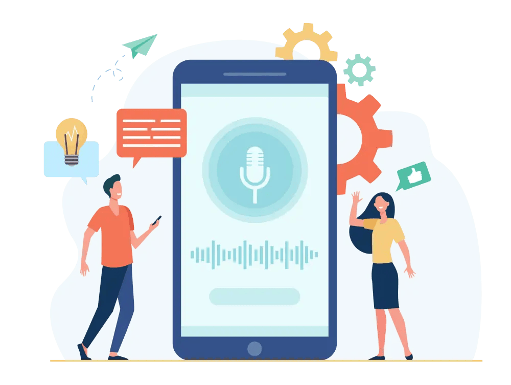 Voice Analytics en Call Center dibujo