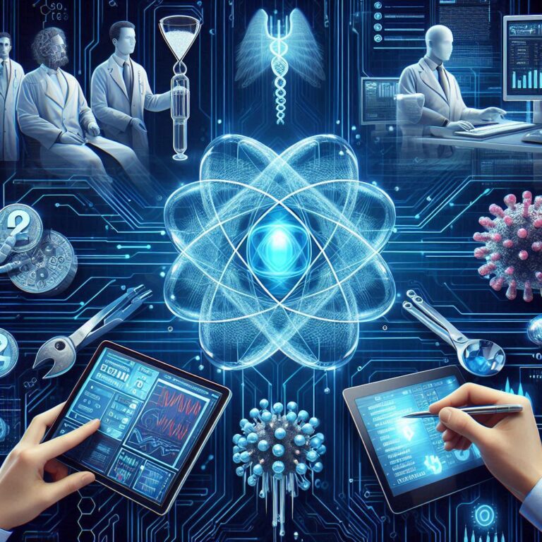 The World In 2030 Top 20 Future Technologies Future Technology - Elegant Vintage Illustration - Retina