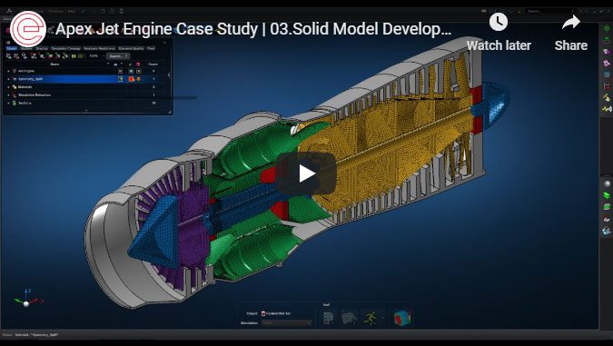 Evotech Cae Ltd Msc Apex Jet Engine Case Study - Desktop Geometric Pictures for Desktop