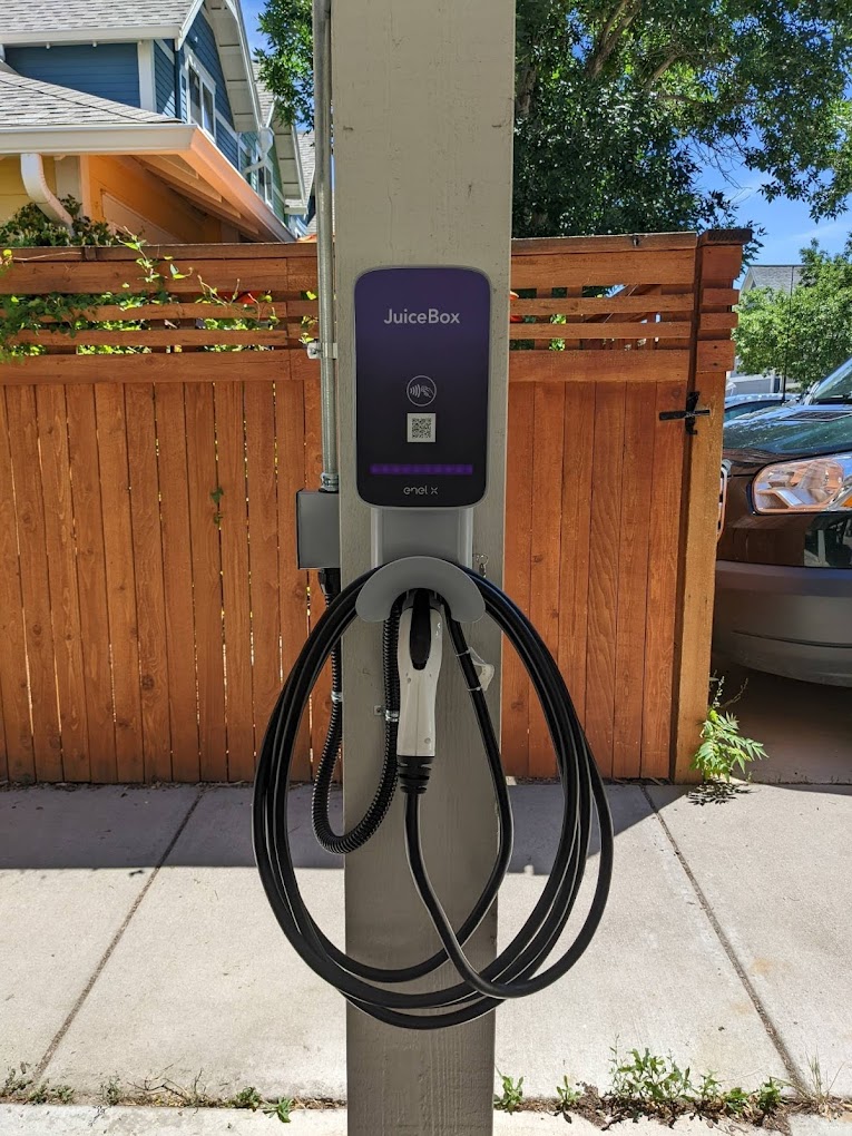 Electric car charger installer