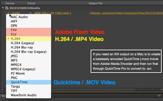 How to use adobe media encoder portable