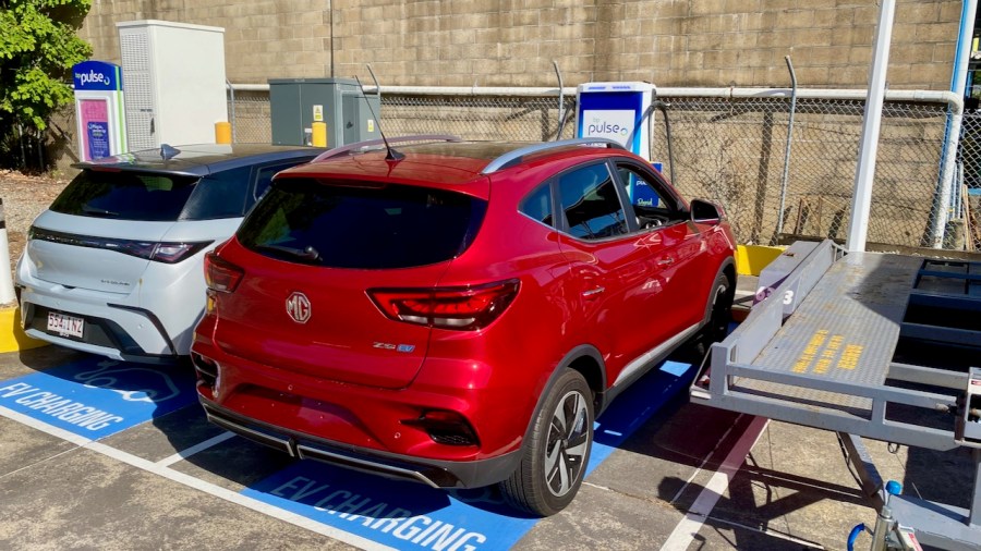 Charging at Coffs BP