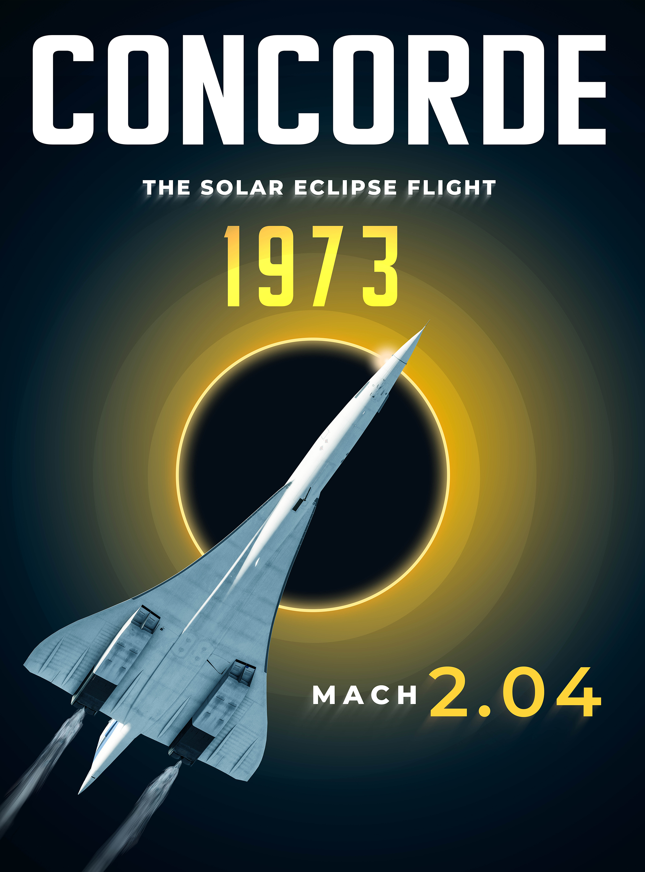 Concorde Eclipse Poster