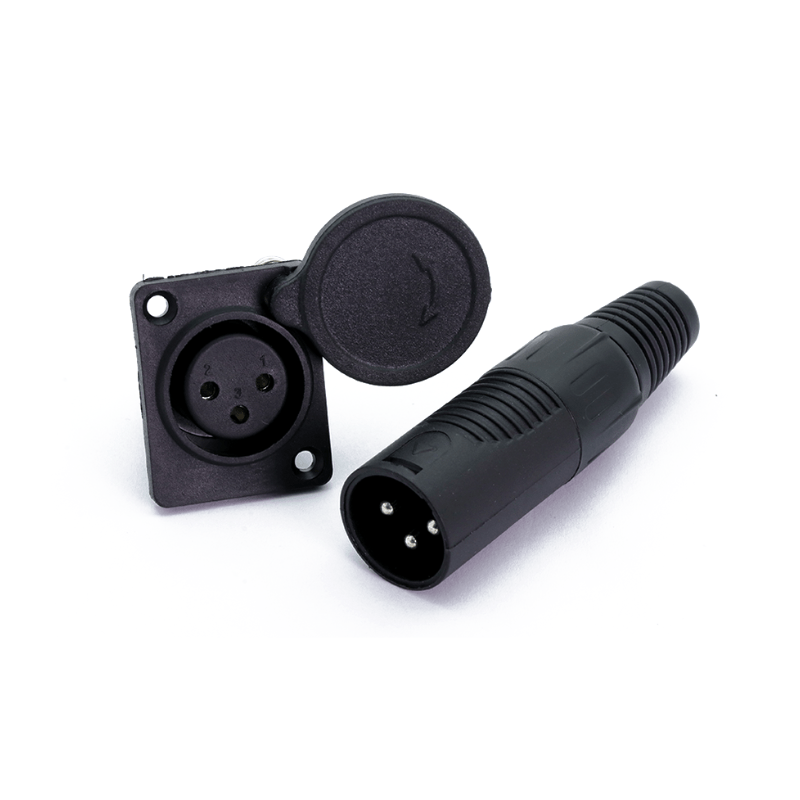 XLR 3Pin pistik ja pesa