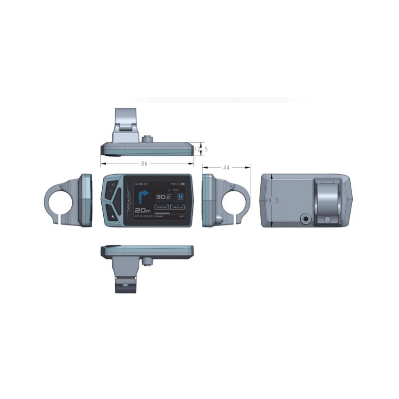 Bafang LCD ekraan EB02U