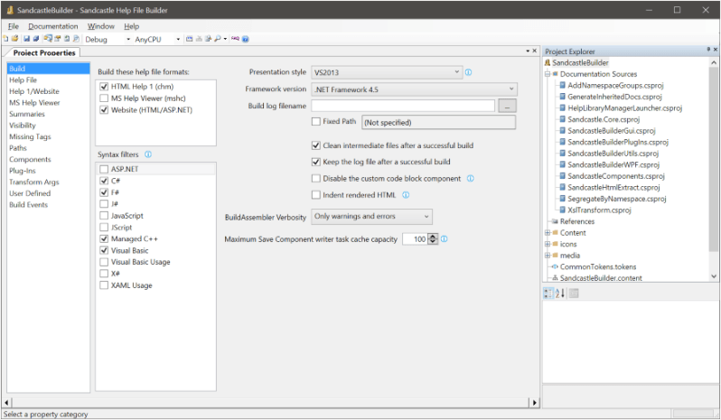 Github Ewsoftware Shfb Sandcastle Help File Builder Shfb A Standalone Gui Visual Studio - Vintage Illustrations - Modern Full HD Collection
