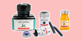 Herbin standard writing ink bottles and cartridges for writers and students