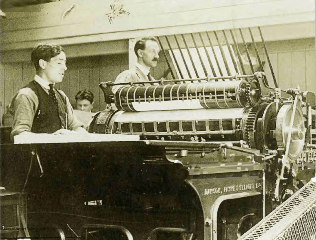 Tollit & Harvey Antique Old Ruling Machine