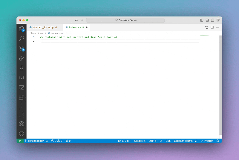 Ai Autocomplete In Terminal With Codeium Termium R Codeium - Best Dark Pictures in Desktop