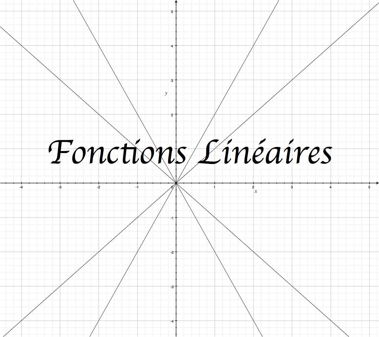 leçon sur les fonctions linéaires