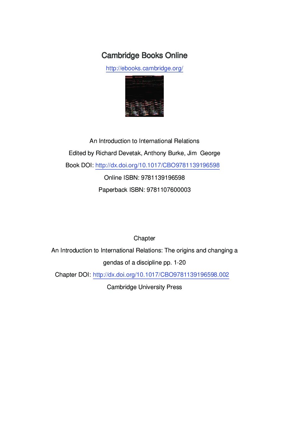 An Introduction to International Relations, An Introduction to International Relations pdf notes, An Introduction to International Relations pdf free,