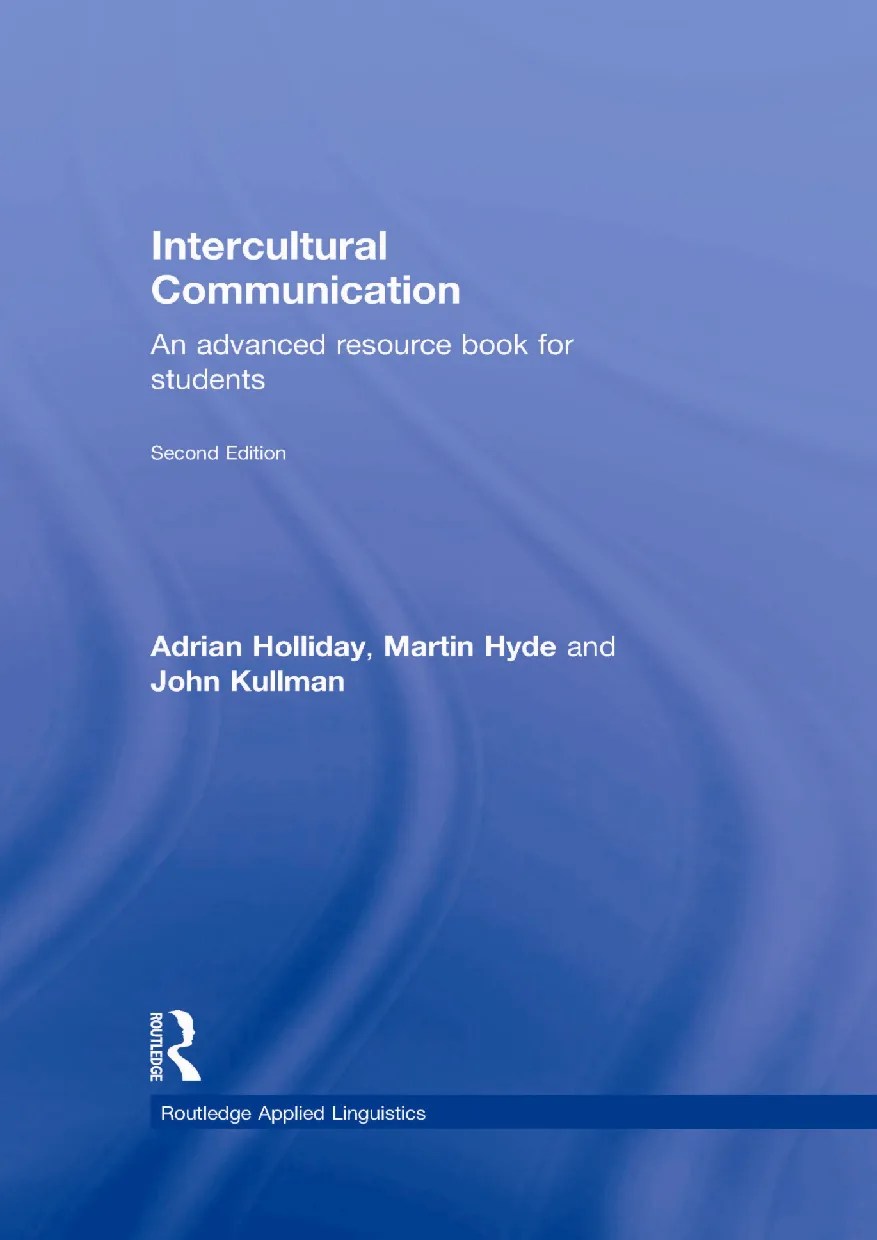 intercultural communication book, an advanced resource book for students, intercultural communication book second edition pdf,