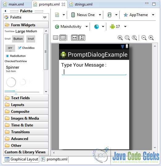 Android Prompt User Input Dialog Example Mkyong Com - Best Sunset Designs in Retina