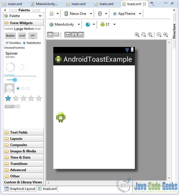 Android Toast Example Ngdeveloper - Premium Abstract Image Gallery - 4K