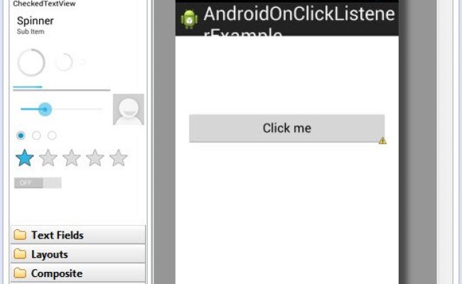 Android OnClickListener Example - Java Code Geeks
