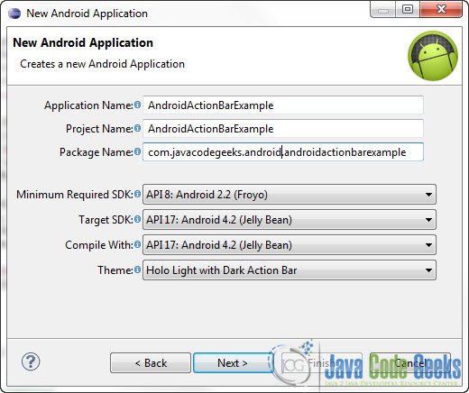 Android Actionbar Example Java Code Geeks - 8K Dark Arts for Desktop