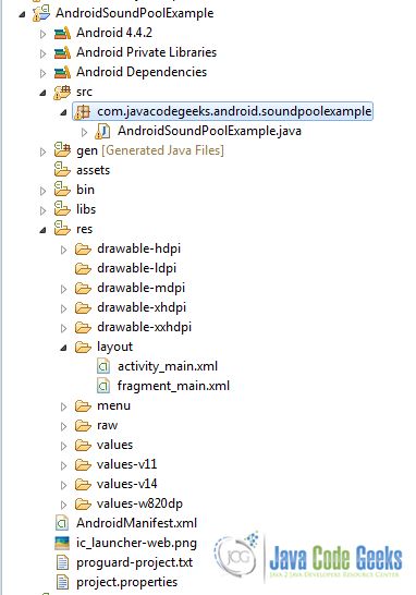 Android Soundpool Example Java Code Geeks - Best Colorful Patterns in Retina