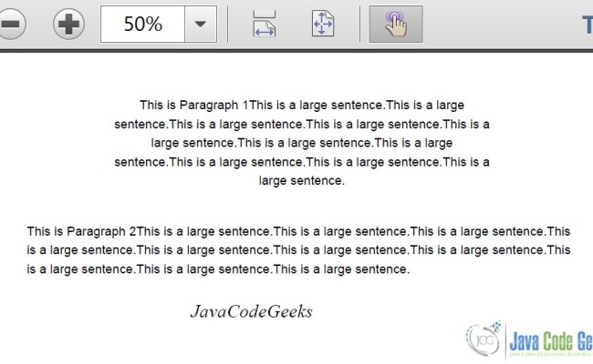 IText Tutorial For Beginners - Java Code Geeks