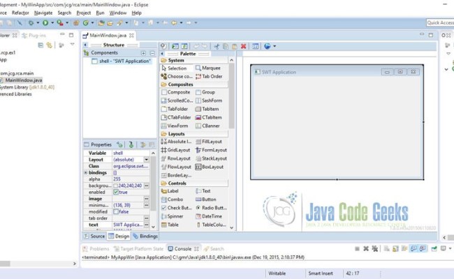 Simple Gui Program In Java Using Eclipse Ide | Lipstutorial.org