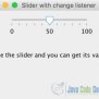 Java Swing Slider Example - Java Code Geeks