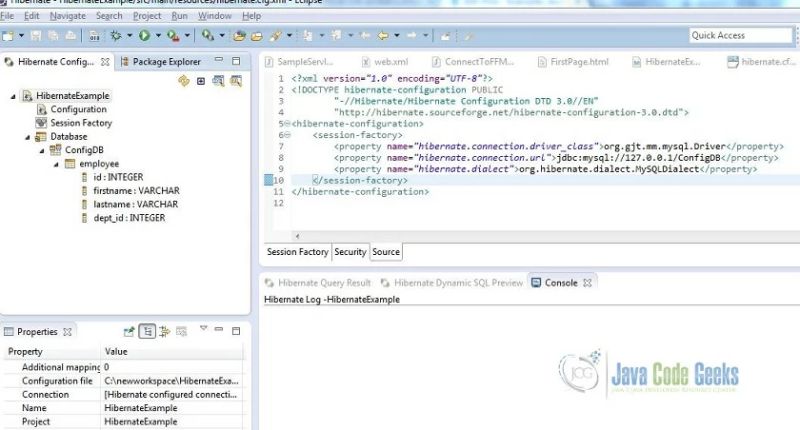 Hibernate Configuration File Tutorial Java Code Geeks - Modern Minimal Design - High Resolution