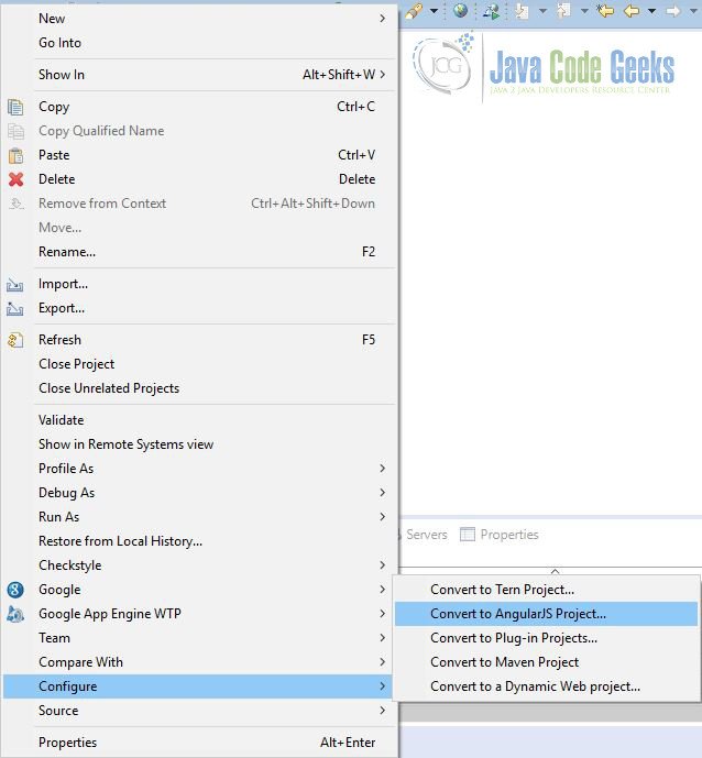 Eclipse Ide Angularjs Tutorial Java Code Geeks - Premium Gradient Pattern Gallery - HD