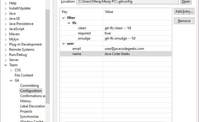 Eclipse IDE Git Integration Tutorial - Java Code Geeks