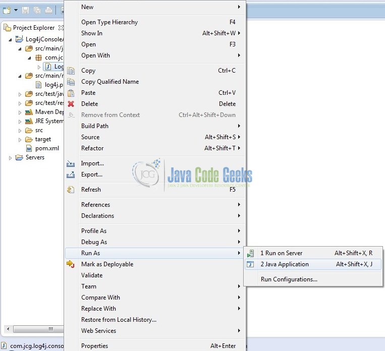 Log4j Consoleappender Configuration Example Java Code Geeks - Nature Illustration Collection - High Resolution Quality