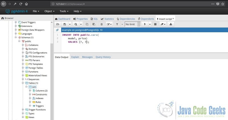 How To Insert Data Into Postgresql Using Jdbc Programmingkt Java - Vintage Wallpapers - Ultra HD Retina Collection