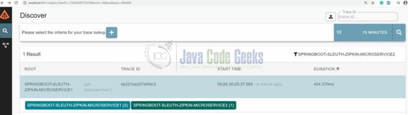 Springboot Microservices Tracing With Zipkin And Sleuth Java Code Geeks - Best Sunset Patterns in Full HD