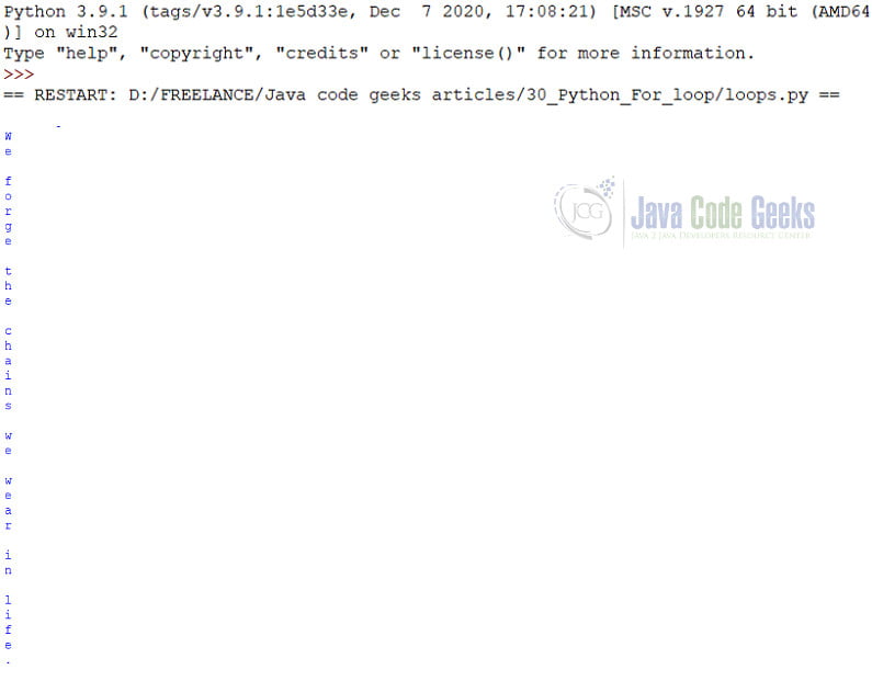 For Loop In Python Java Code Geeks - Best Abstract Pictures in High Resolution