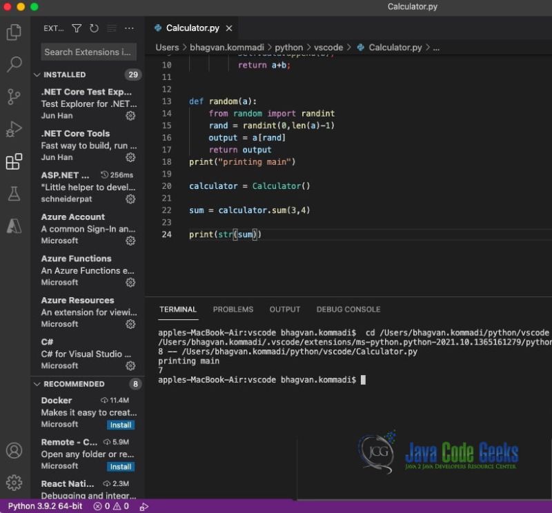 Python Development With Visual Studio Java Code Geeks - Perfect Sunset Design - Full HD