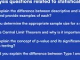 Examples Of Effective Statistical Questions For Analysis