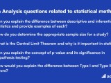 Statistical Questions Examples For Data Analysis