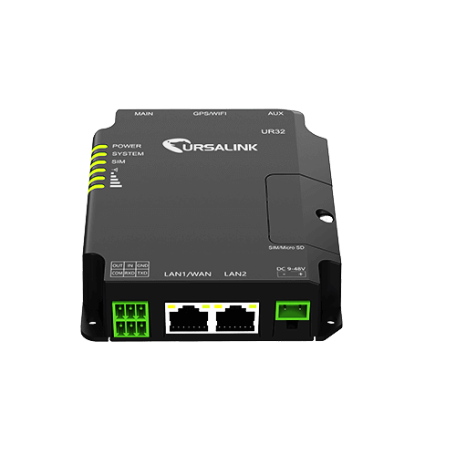 URSALINK / MILESIGHT UR32-L00AU-W LTE ROUTER 2XRJ45, WIFI, RS232