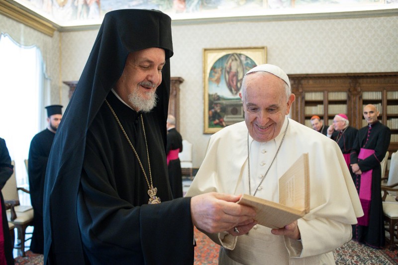Pope Welcomes Ecumenical Delegation