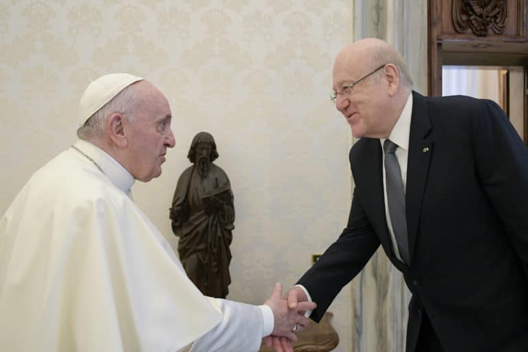 Holy Father Receives Prime Minister of Lebanon