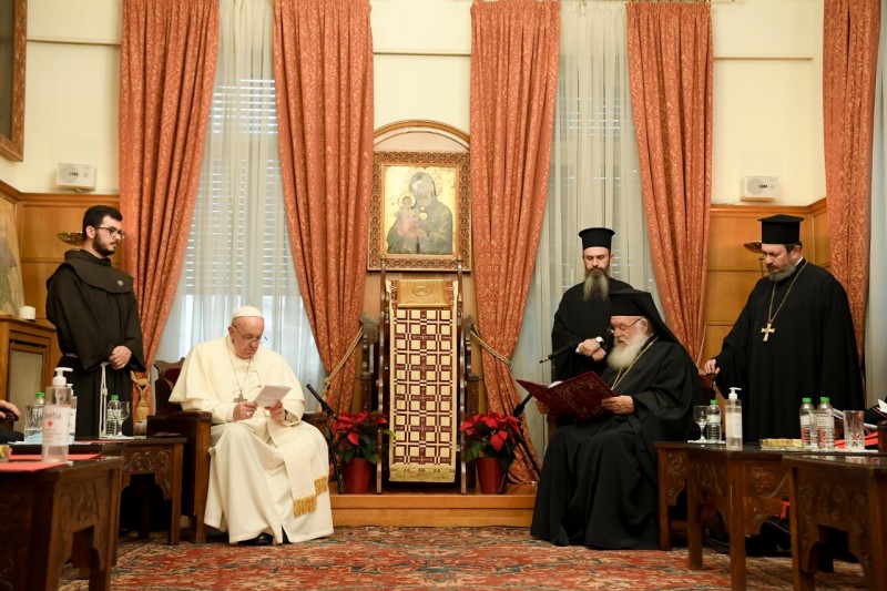 Address of Beatitude Hieronymos II at Meeting with Pope