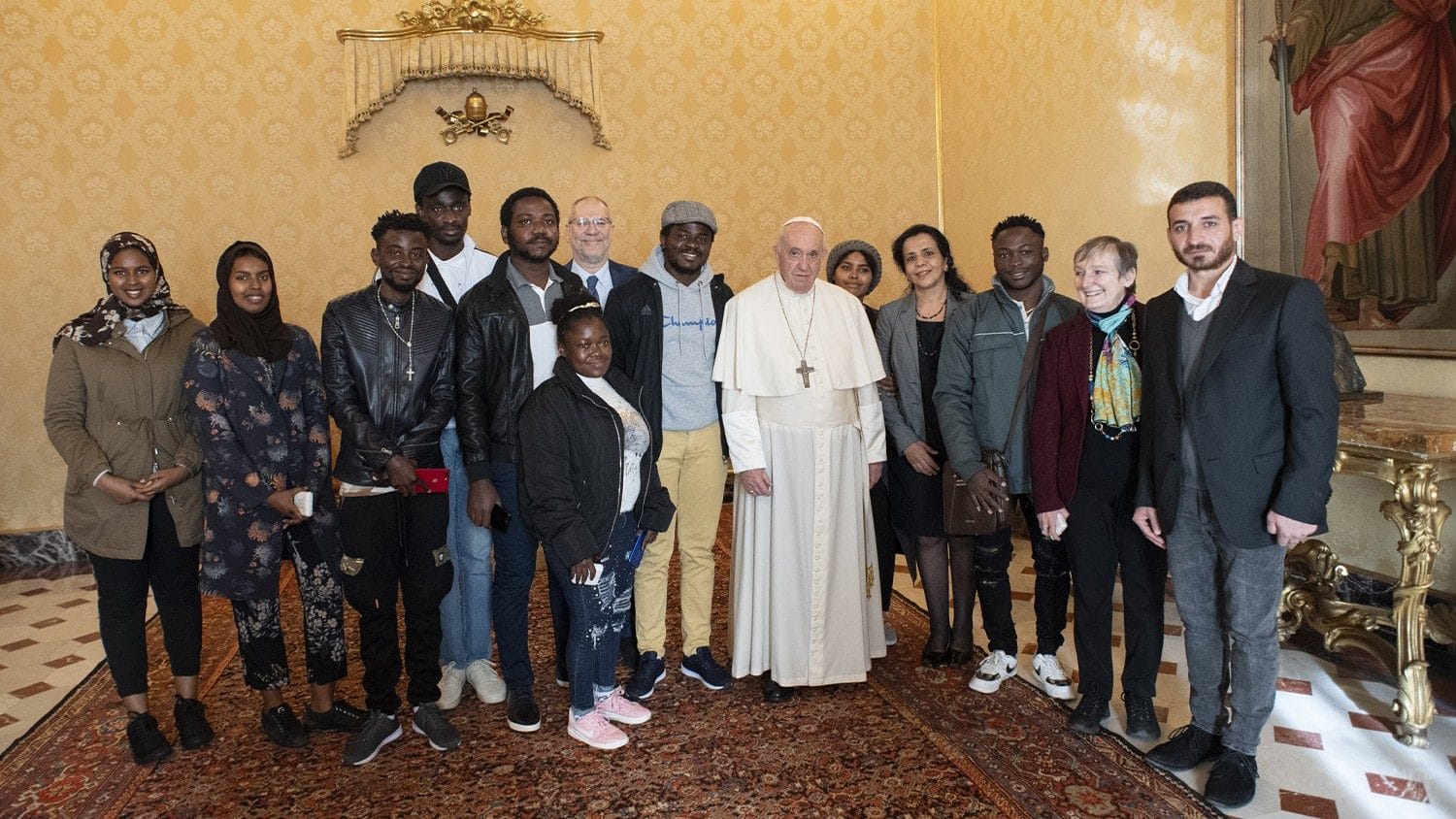 Pope Francis Receives Dozen Refugees from Cyprus