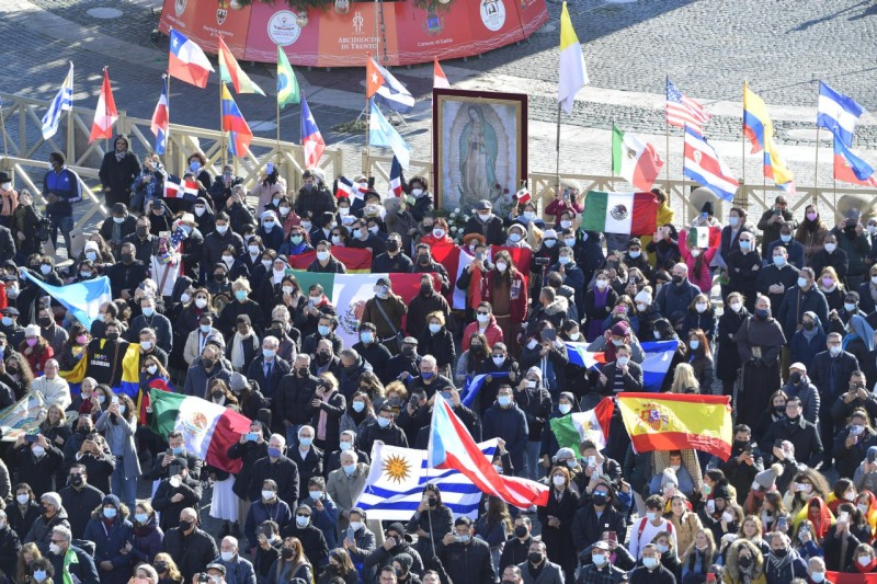 Pope Greets Faithful on Feast of Our Lady of Guadalupe